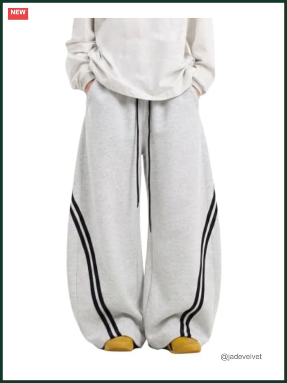 Baggy Wide Leg Drawstring Sweatpants Women High Waist Track Pants